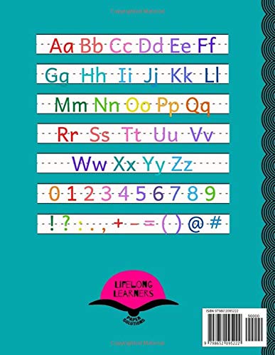 Handwriting Practice Book for Kids in Pre-K to 3rd Grade: 120 pages I blank double lines with a dotted center line I 8.5x11 inch (Young Learners Notebooks) - Image 2
