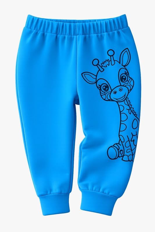 Image of EIO Unisex Cotton Pajama Pants for Boys & Girls Combo Pack | Kids & Baby Soft Sleepwear Pyjamas Combo Pack | Toddler Breathable Nightwear Bottoms
