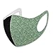 Produktbild Face Mask,Continuous Dots Funky Arrangement Surreal Repeating Pattern Green Tone Monochrome,Half Face Mouth-Muffle Fashion Motorcycle Anti Dust Costume Fashion Mask,Adult Size:M