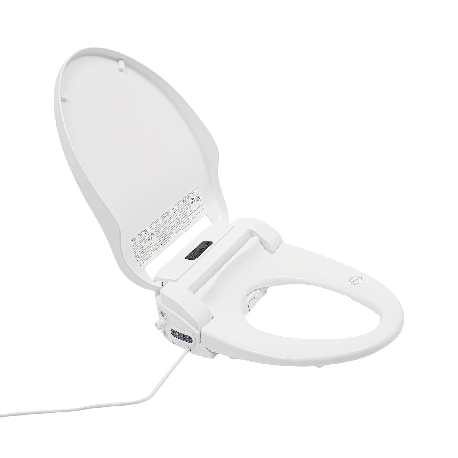 Smart Bidet, podgrzewana deska sedesowa z dyszą, siedziska bidetowe WC, podgrzewane siedzisko 32℃-48℃, elektryczna toaleta prysznicowa WC Popodusche