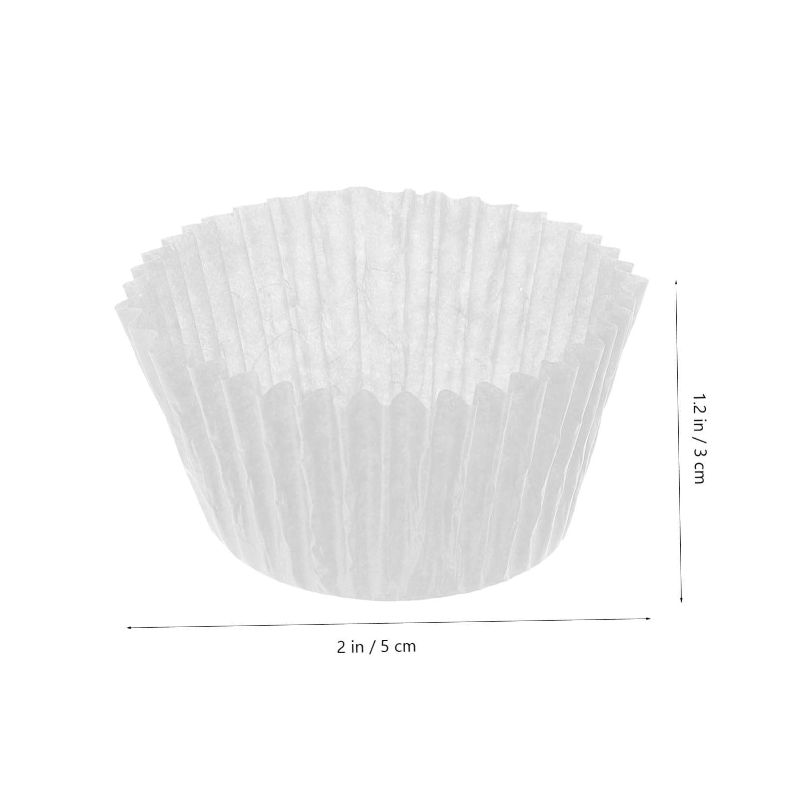 ULTECHNOVO Capacillos de Papel Resistente Grasa sin Olor para Cupcakes Grandes 1000 Piezas Ideales para Hornear y Decorar Postres en Bodas y Celebraciones