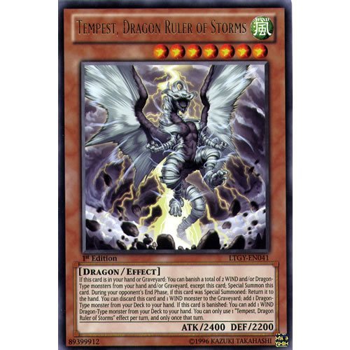 Amazon.com: YuGiOh : LTGY-EN041 1st Ed Tempest, Dragon Ruler of