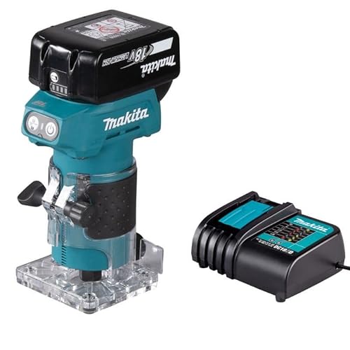 Affleureuse 18V Ø6mm 1x3.0Ah MAKITA DRT52SF - vue 2