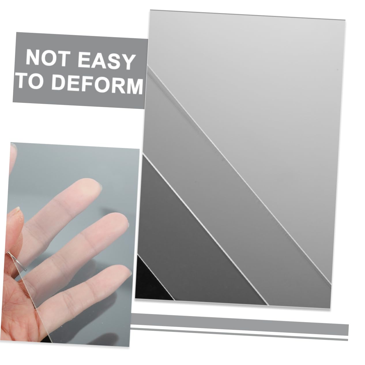 Parliky 3Pcs Acrylic Shelf Dividers for Closet Storage High Transparency Separator Organizers for Pantry Cabinets Bookcase Thickness Space Maximization