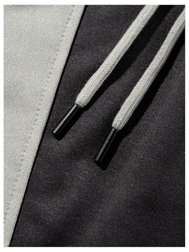 Men's Striped Stacked Sweatpants Color Block Drawstring Waist Drippy Sweat Track Pants4