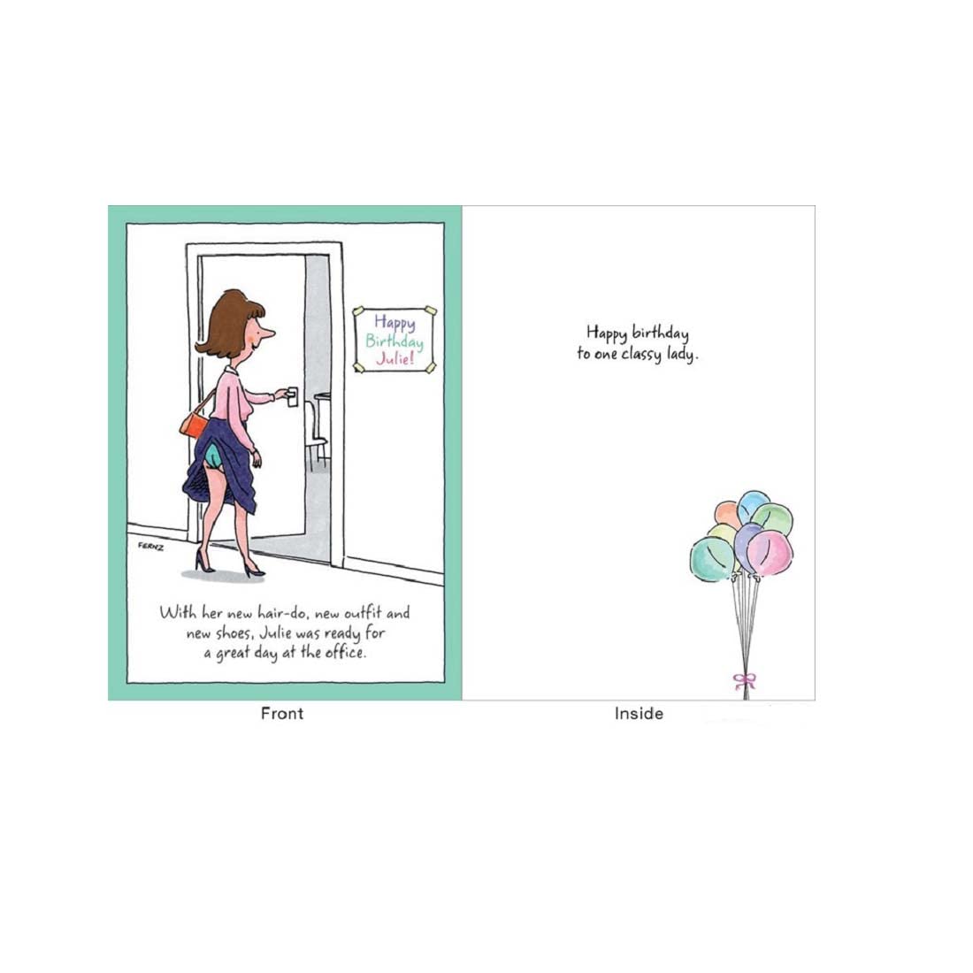 Design Design Making A First Impression Birthday Card - Her