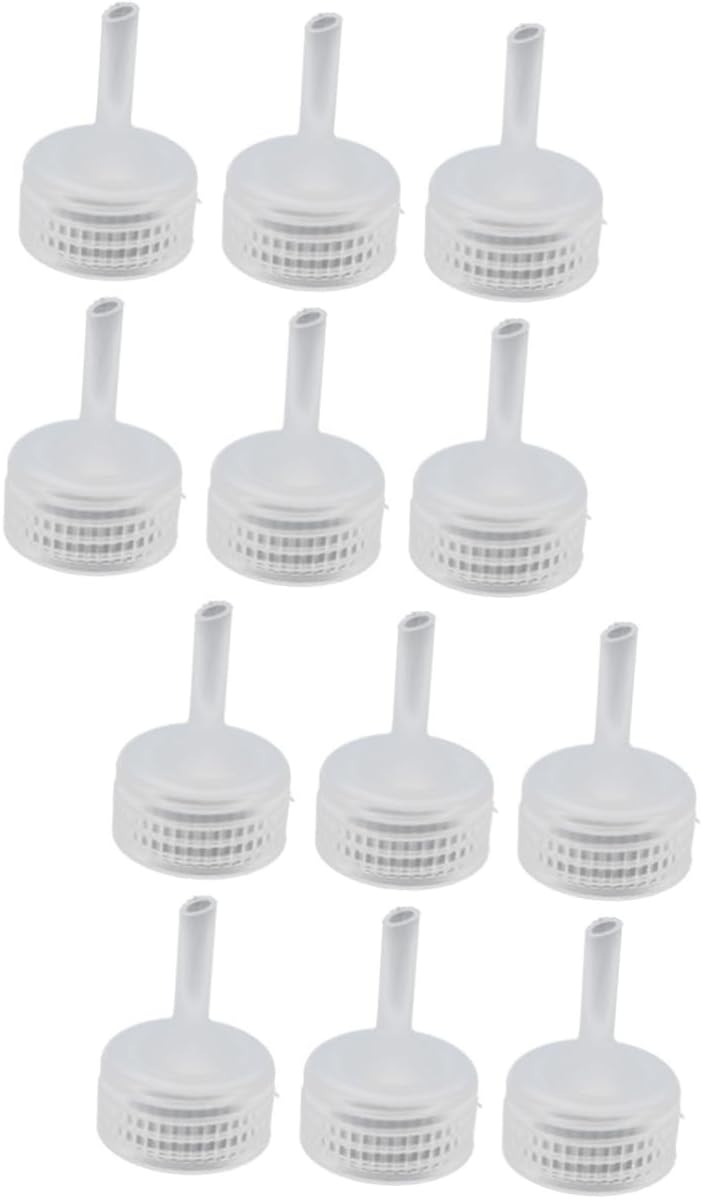 Didiseaon 40pcs Shrimp Hatching Caps for Fish Tank Practical Incubator for Aquarium Easy to Install and Beverage Bottles for Shrimp Breeding