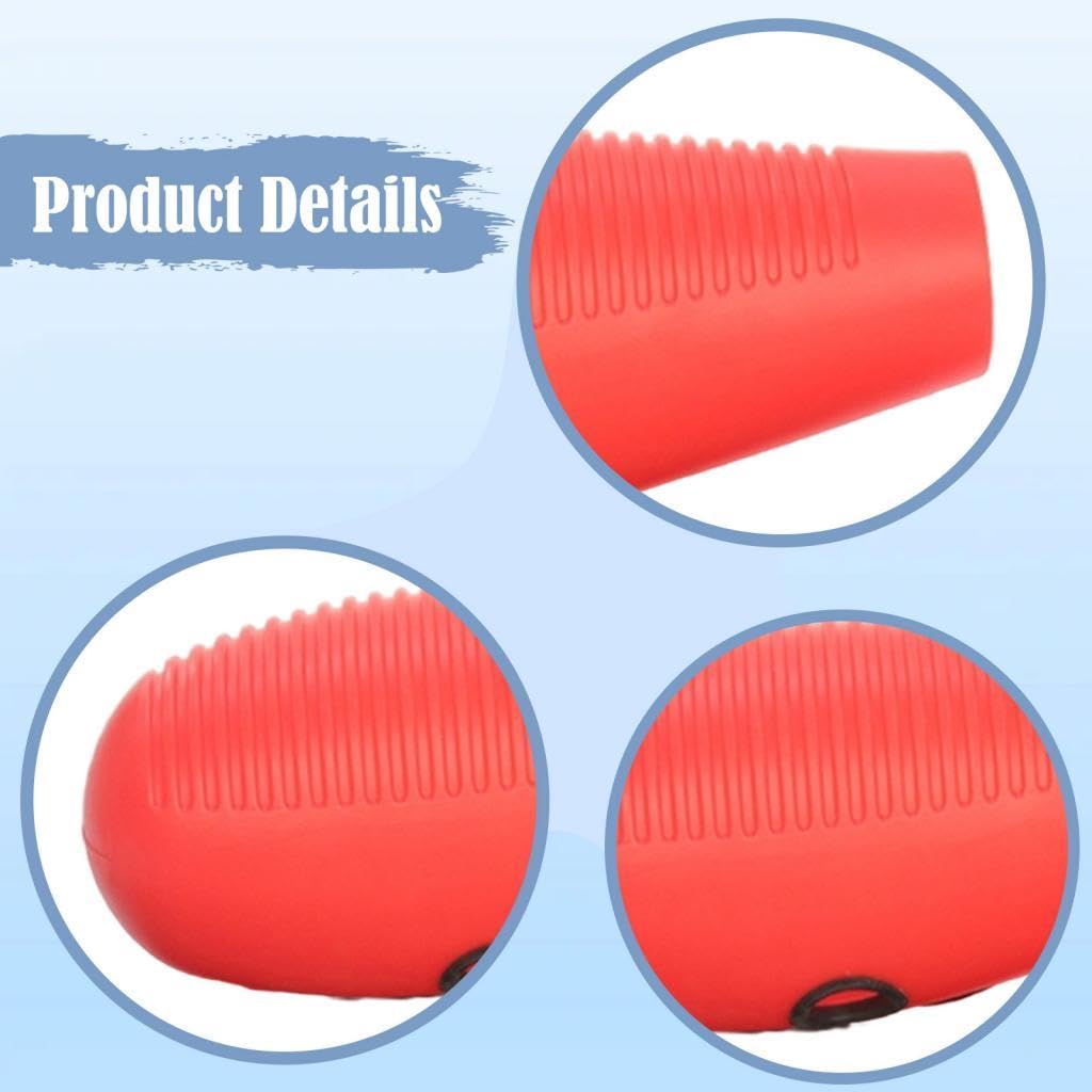 Guiro a Pesce Strumento a Percussione Shaker Professionale Musicale Ritmica per Suono Nitido Adatto per Esplorazione Musicale E Formazione Ritmi, rosso