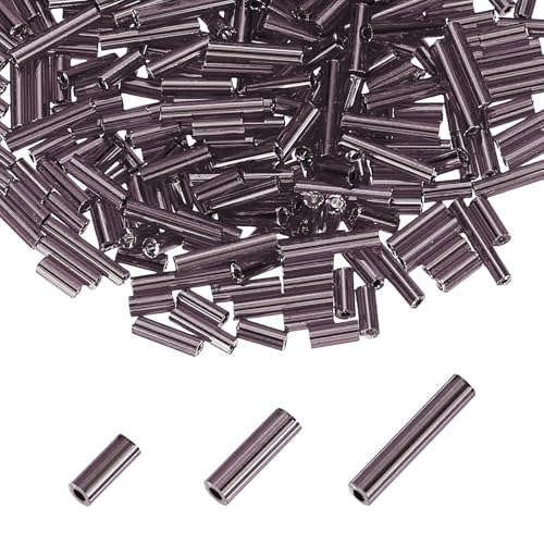 MECCANIXITY 800pc Perles tube verre 4/6/9mm