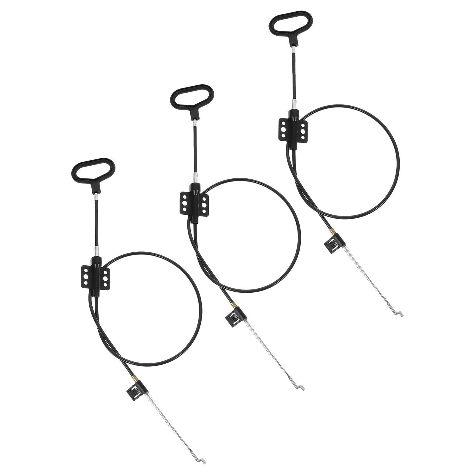 Cable de repuesto para sillón reclinable negro con manija de anillo D pack de 3 piezas para sofá