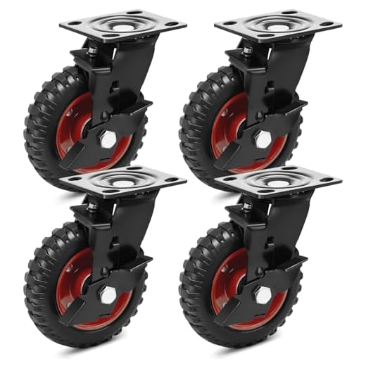 Heavy Duty Castor Wheels for Outdoor Use