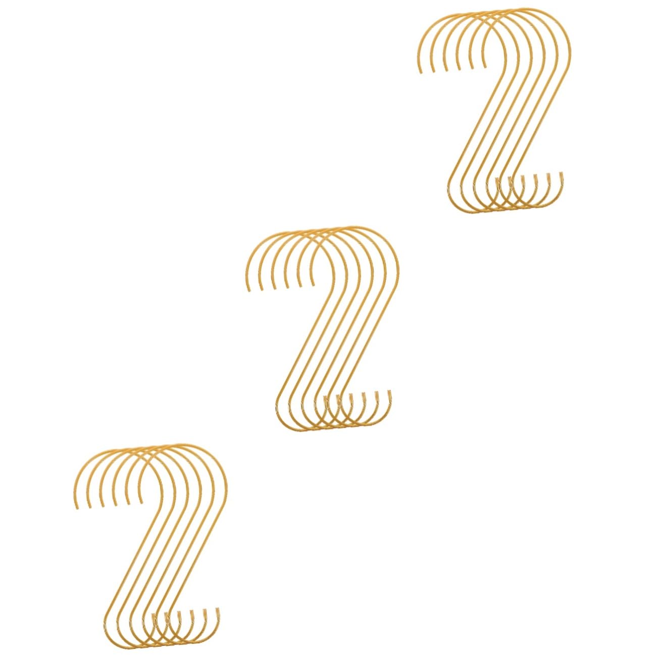 Yardwe 3 Set Di Mangiatoie Per Uccelli Sospese Con Gancio A S Robuste Ganci Da Giardino Per Mangiatoie Per Uccelli Da Esterno Design Leggero 6 Pezzi * 3