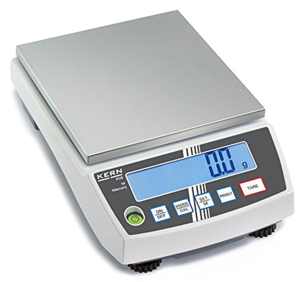 Precision balance - The economical solution for the bargain hunter [Kern PCB 6000-0] Weighing plate , Weighing Range [Max]: 6000 g, Readout [d]: 1 g