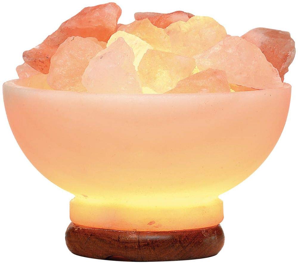 Webmart Himalayan Rock Salt Lamp In Bowl Shape