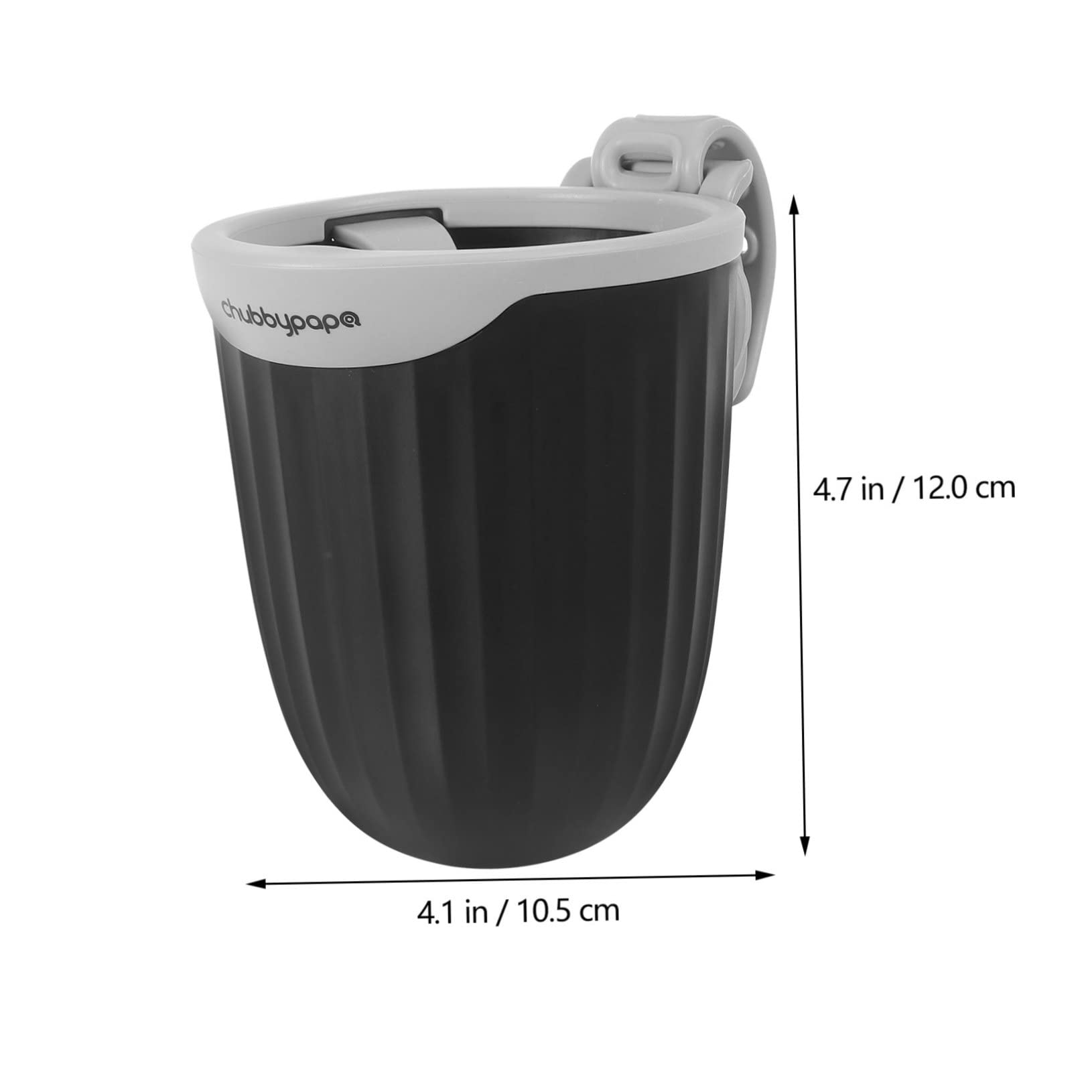 HAPINARY Stroller Cup Holder 1pc Cart Organizer Silicone Belt Pp Plastic Easy to Install