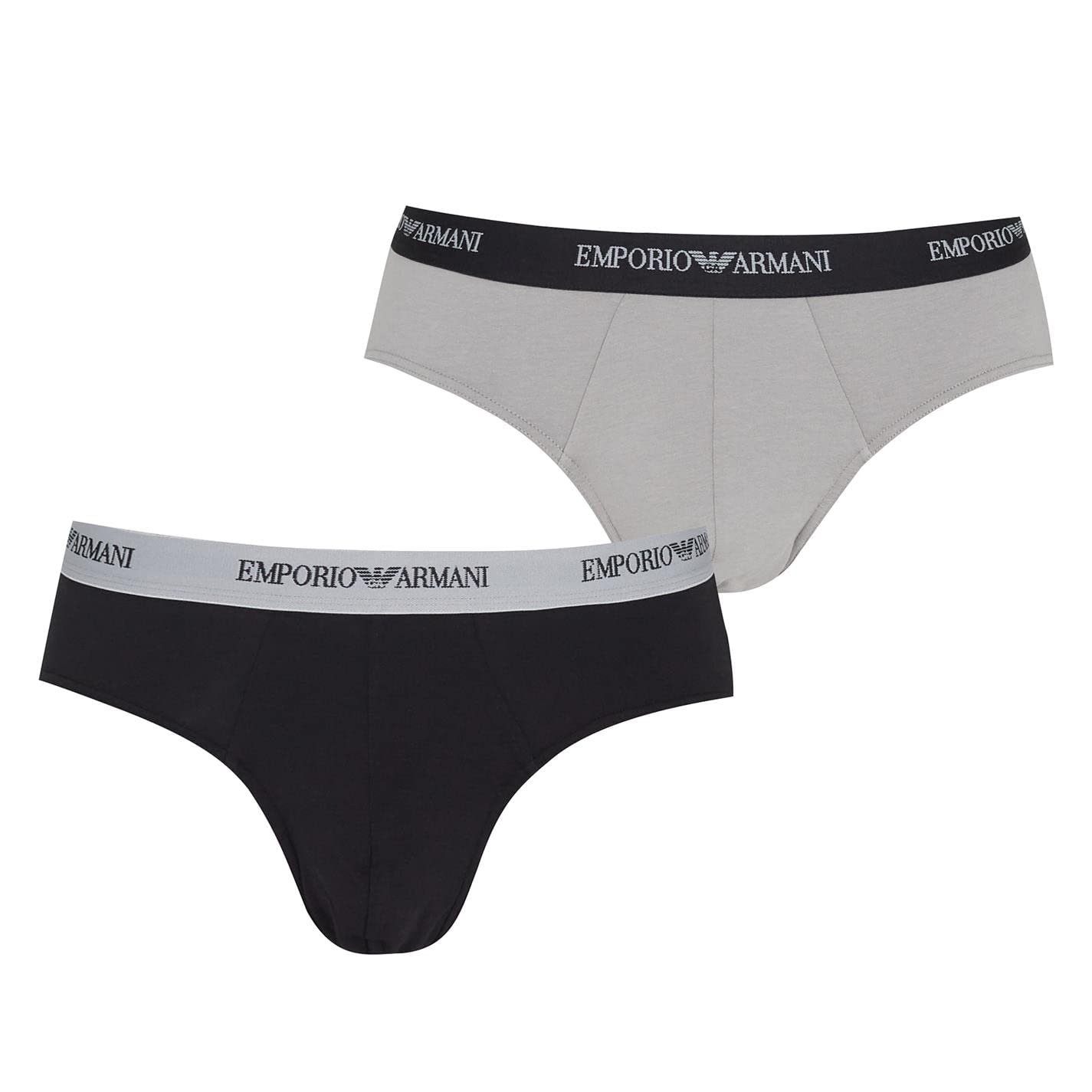 Emporio Armani Uomo 2-Pack Brief Essential Core Logoband Slip