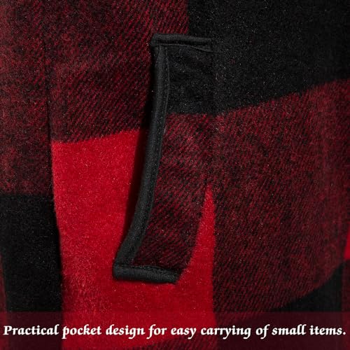 Women Buffalo Plaid Vest Casual Lapel Open Front Sleeveless Cardigan Jacket Coat with Pockets S-3XL4