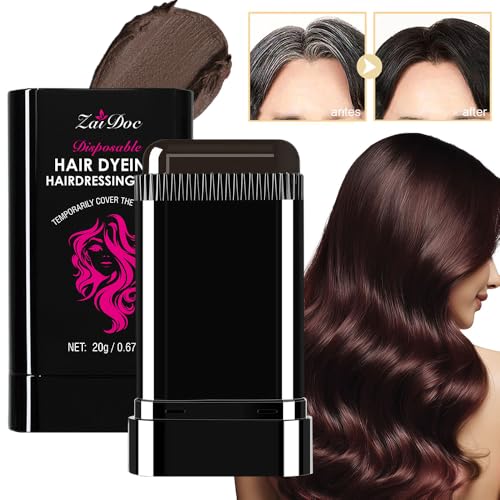 Disposable Hair Dye Stick 0.67oz color marrón oscuro miniatura 2