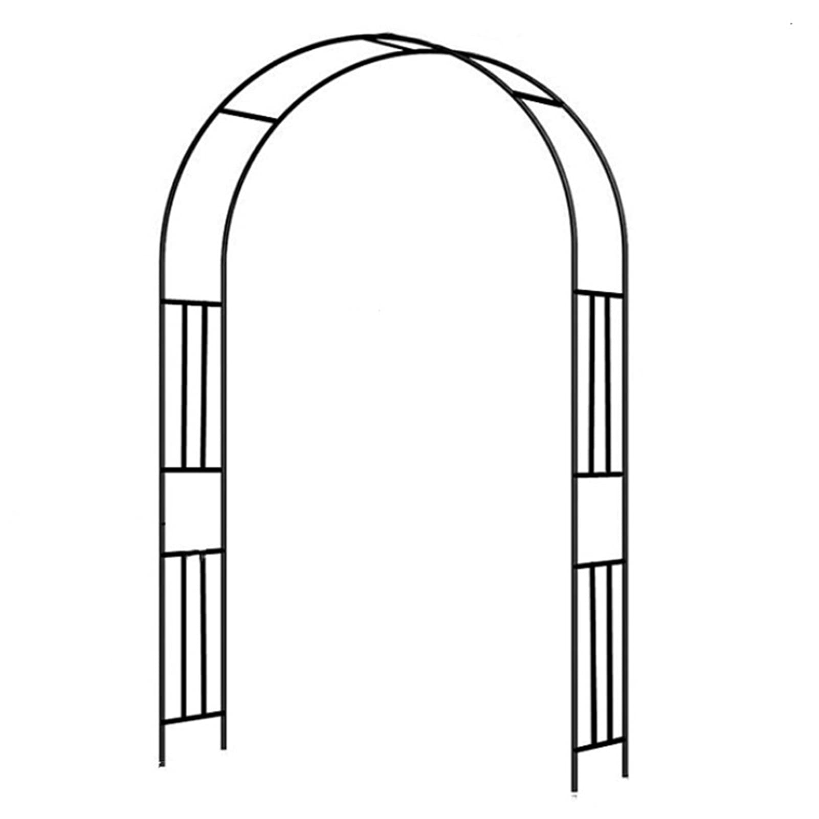 Traliccio impermeabile da giardino in metallo per piante rampicanti, pergolato di rose, ideale per piante rampicanti e matrimoni