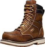 KEEN Utility Men's CSA Cincinnati 8" Composite Toe Waterproof 90 Degree Heel Heavy Duty Work Boots, Belgian/Sandshell, 10.5 D
