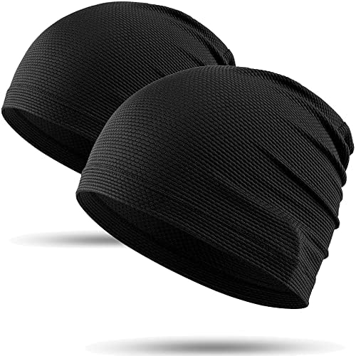 WTACTFUL Cooling Breathable Skull Cap Men Women, Sweat Wicking 1-2 Pack