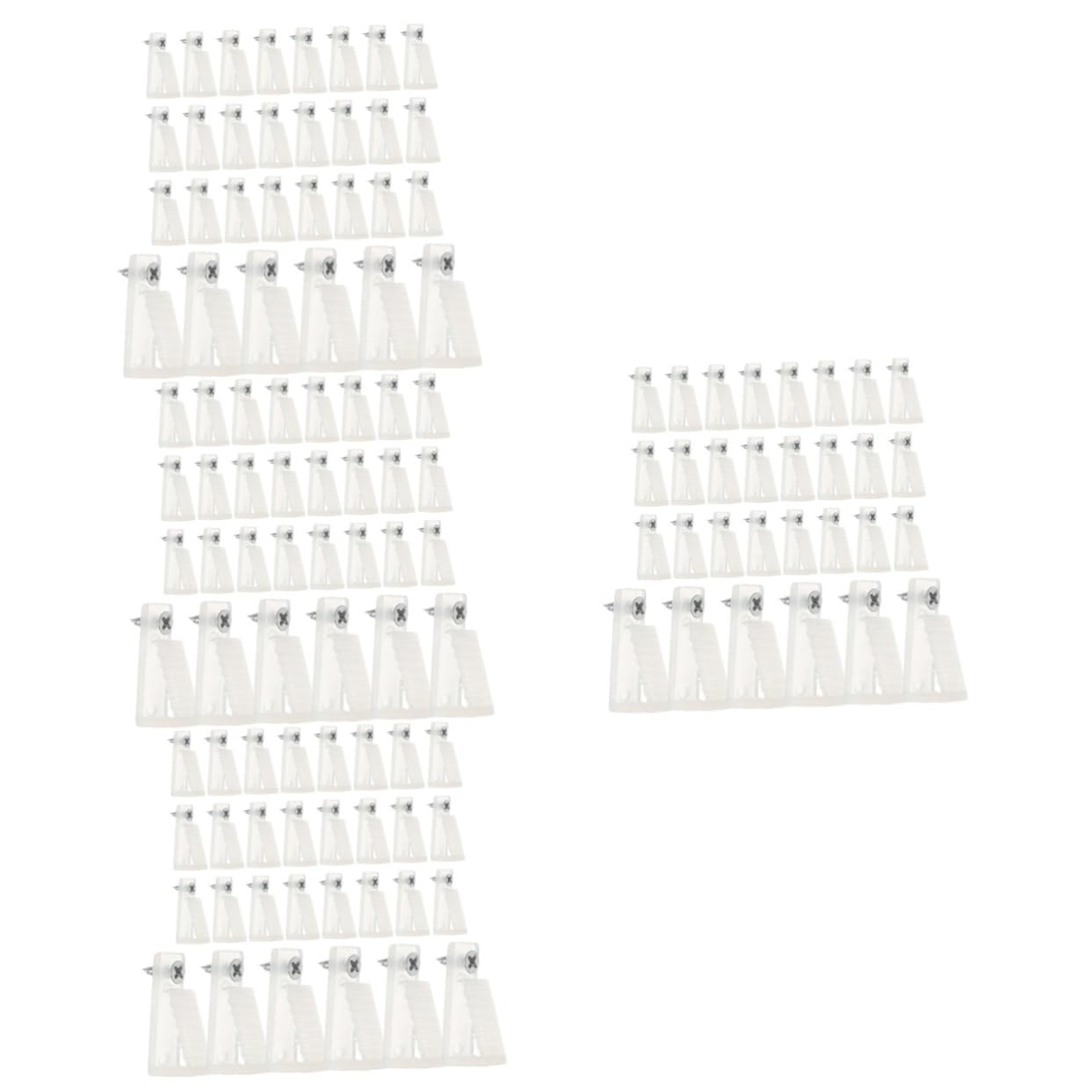 PRETYZOOM 4sets Outdoor Light Hooks for String Lights Rope Hangers Easy to Install Screw Clips 30pcs*4