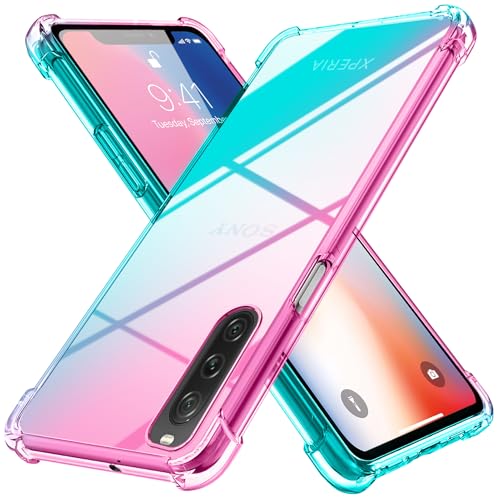 Xperia 10 V �p �P�[�X �N���A ���^ �O���f�[�V�����F �P�[�X SO-52D SOG11 �p �y�� tpu �ϏՌ� �X�}�z�P�[�X ���� �ČRMIL�K�i�擾 ������� ���ϖh�~�h�o��̌^ �l�C �G�N�X�y���A 10 V �p �g�уJ�o�[ �s���N/�� 