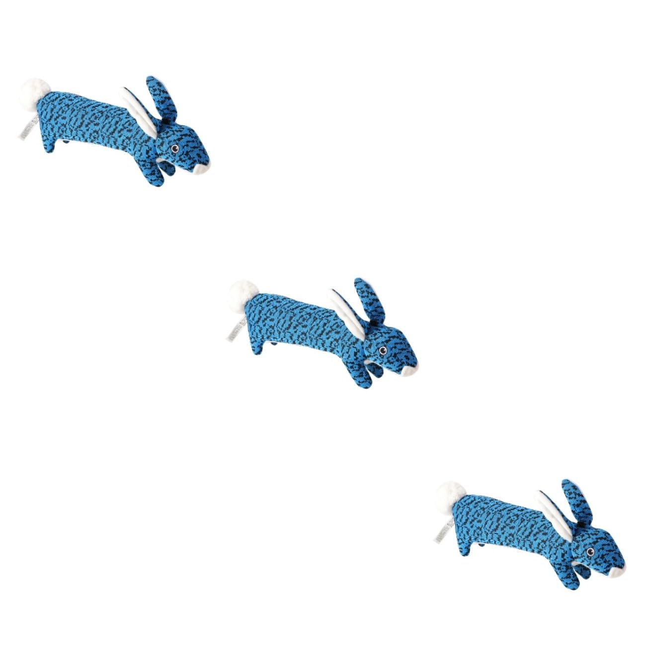 Toyvian 3st Kauspielzeug Quietschendes Hundespielzeug Haustier Plüschtier