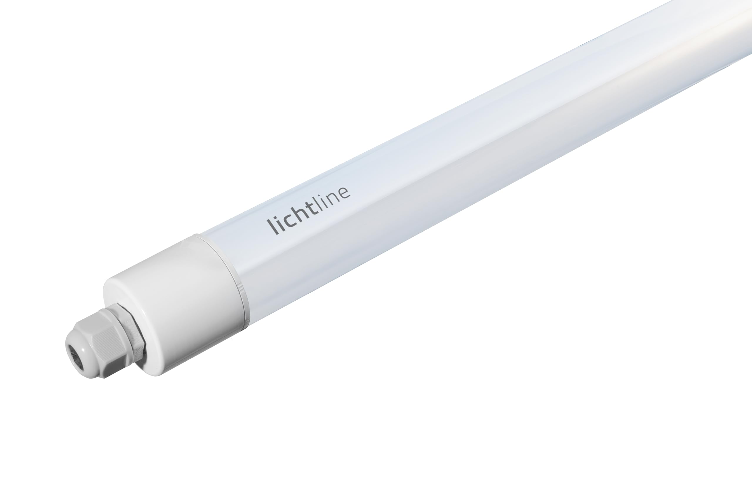 LED-Feuchtraumleuchte IndustryLUX TUBOLA 1500 K3 811595300022, 150 cm, neutral- bis kaltweiß 4000K/5000K/6500K, IP65, 28W, 4.200 lm, Weiß