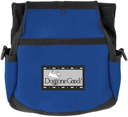 Doggone Good Rapid Rewards Deluxe Dog Training Bag with Belt (Blue)