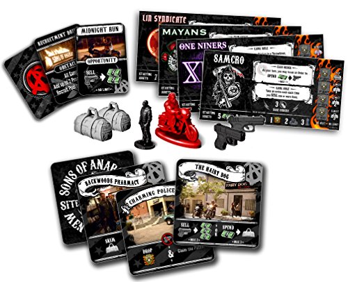 Sons of Anarchy Men of Mayhem juego de mesa miniatura 5