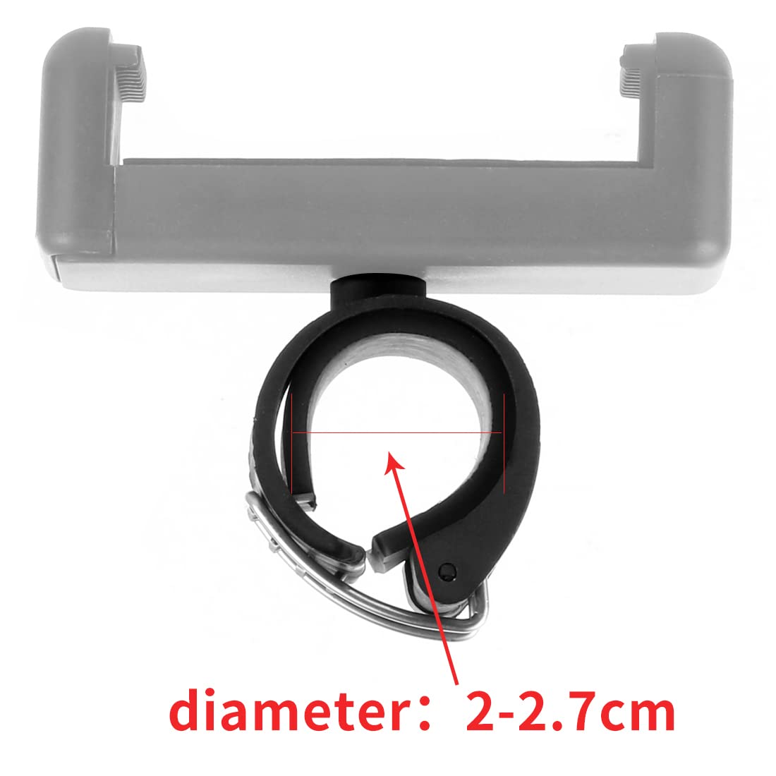 NovelGoal Phone Lock Holder Clip on Selfie Stick Monopod for 11 Osmo Action Cams (Small Size)