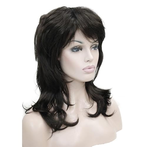 Long Layered Ombre Blonde Classic Cap Full Synthetic Wig Women's