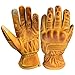 Price comparison product image Prime all season motorbike sports racing Kevlar waxed leather gloves with I touch Finger 9008 (9008-yellow, XL)