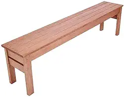 Banco Madeira Maciça 140 Cm X 45 Cm X 32 Cm Ultron Madeira