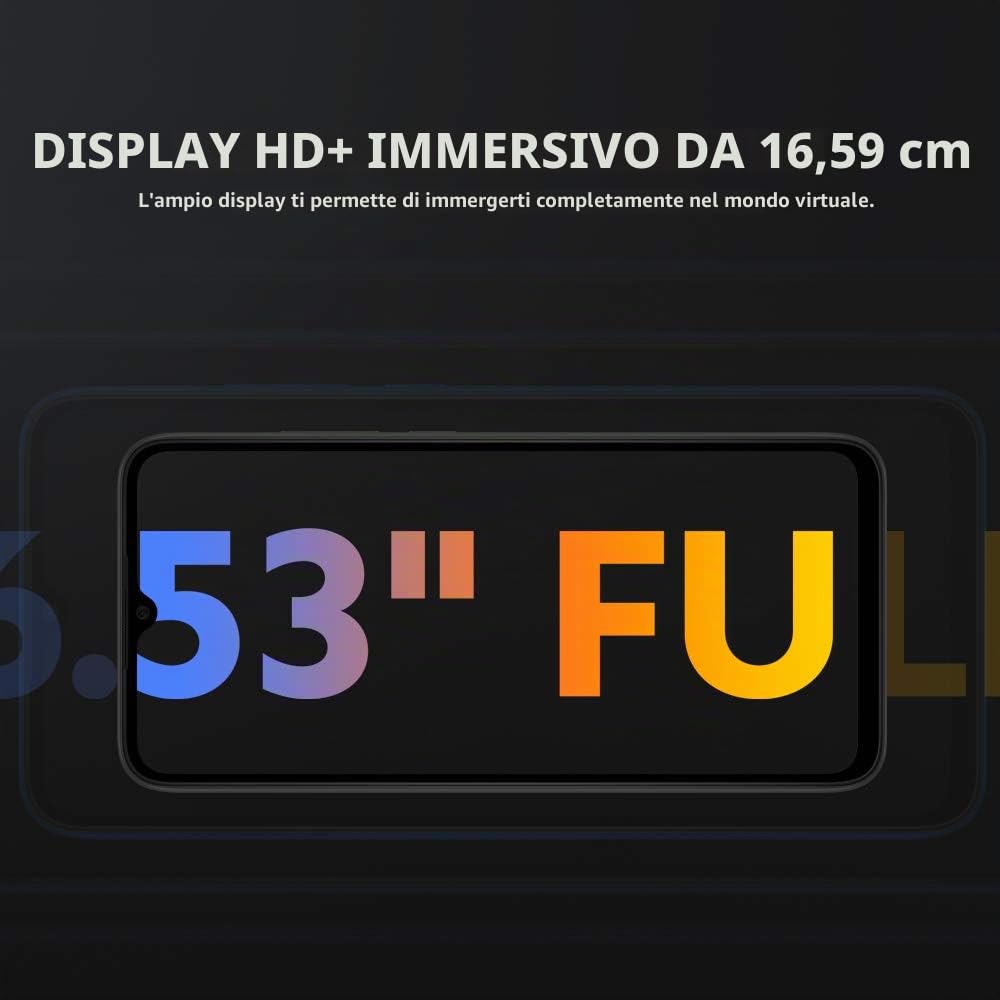 Xiaomi Redmi 9C Teléfono 2GB RAM + 32GB ROM, 6.53” Display Sbavature, Octa-Core Processore, 5MP Anteriore & 13 MP Triple Telecamere Globale Version (Grigio)