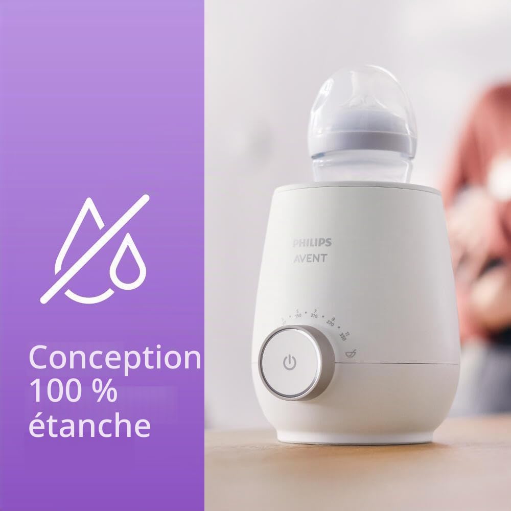 Avent Philips Avent Chauffe-biberon Rapide avec contrôle Intelligent de la température et arrêt Automatique