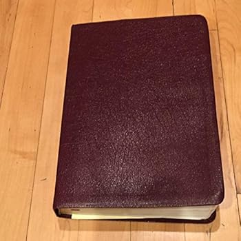 THOMPSON NIV CHAIN-REFERENCE STUDY BIBLE - SECOND IMPROVED EDITION (1990 COPYRIGHT) - RED LETTER - IN BURGUNDY LEATHER