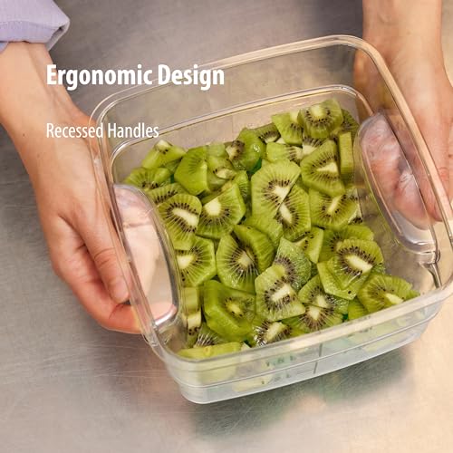 Image of Cambro FreshPro 2Qt Food Storage Container in Clear for Industrial and Kitchen Use, Pantry Organization and Ingredient Freshness