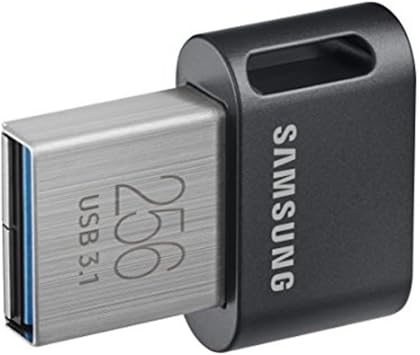 SAMSUNG MUF-256AB/AM FIT Plus 256GB - 300MB/s USB 3.1 Flash Drive, Gunmetal Gray