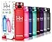 HoneyHolly Botella de Agua Deportes 350ml/500ml/800ml/1000ml/1500ml Sin Bpa & Apertura con un Solo botón Reutilizable Filtro Botella Gimnasio Tritan Plástico para Niños, Sport, Gimnasio, Trekking