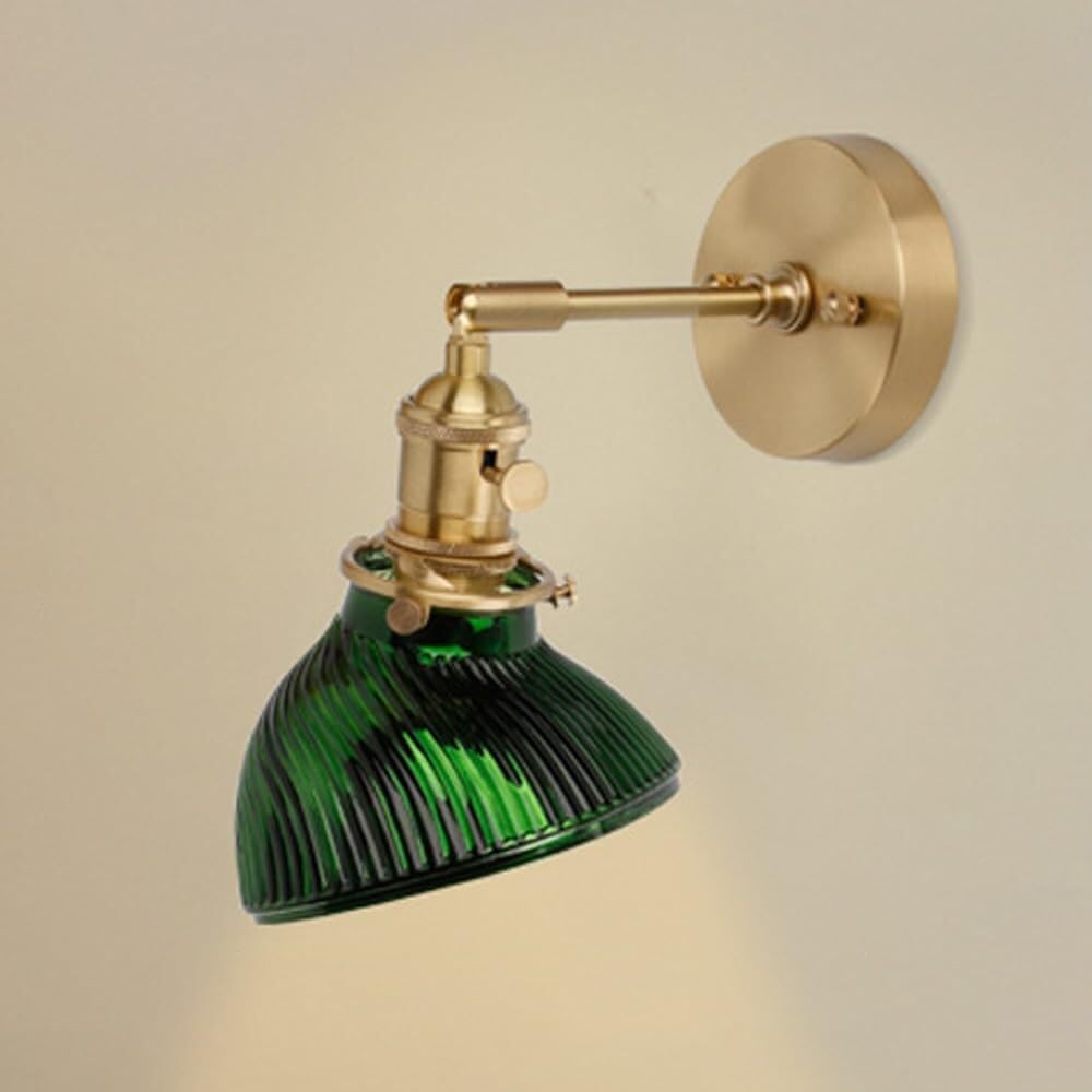 Aplique de pared verde Mid Century para iluminar y decorar tu dormitorio o salón