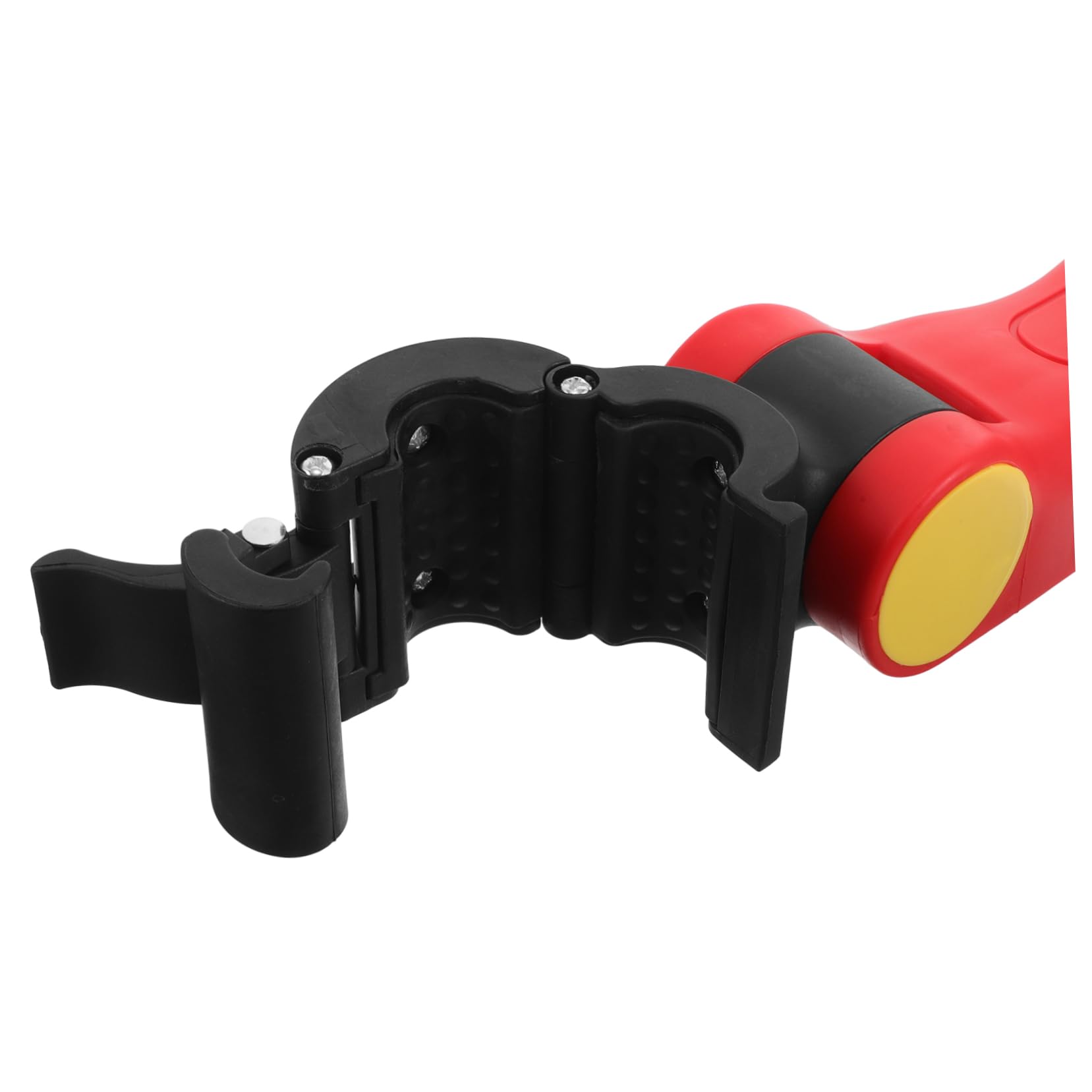 PartyKindom Siège Base Large de Trottinette pour Garçon et Filles Pliable en Plastique Rouge, Hauteur Réglable Confortable et Portable pour Sorties en Extérieur