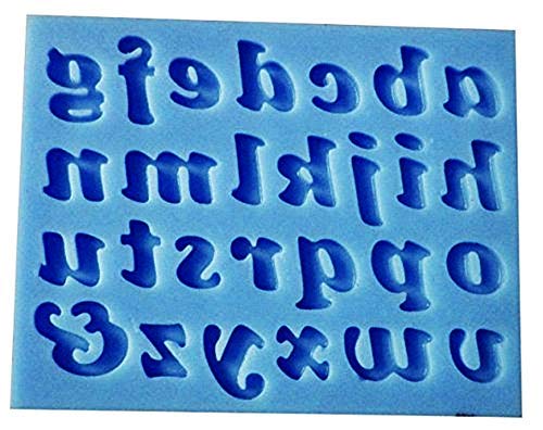 Silicone Mold Alphabet Letters Small Fondant Cakes Gift Idea, Random - Image 2
