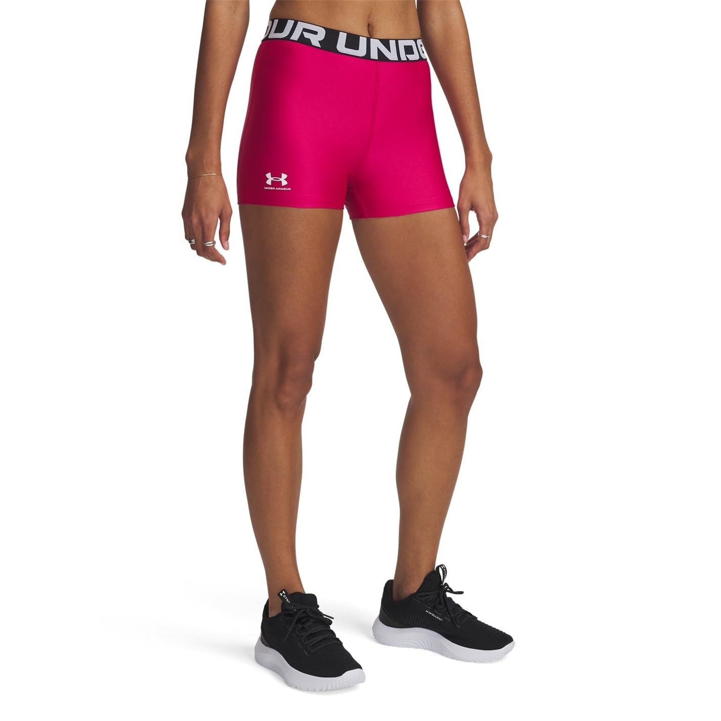 Under Armour Pink Baselayer Hg Short Women C681 Large