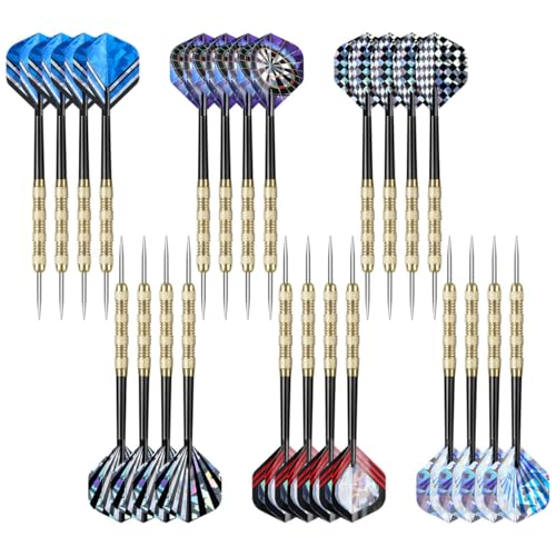 Image of Accmor Metal Tip Darts, Steel Tip Darts, 14 Grams Professional Metal Darts, Darts Metal Tip Set, Metal Darts for Dartboard