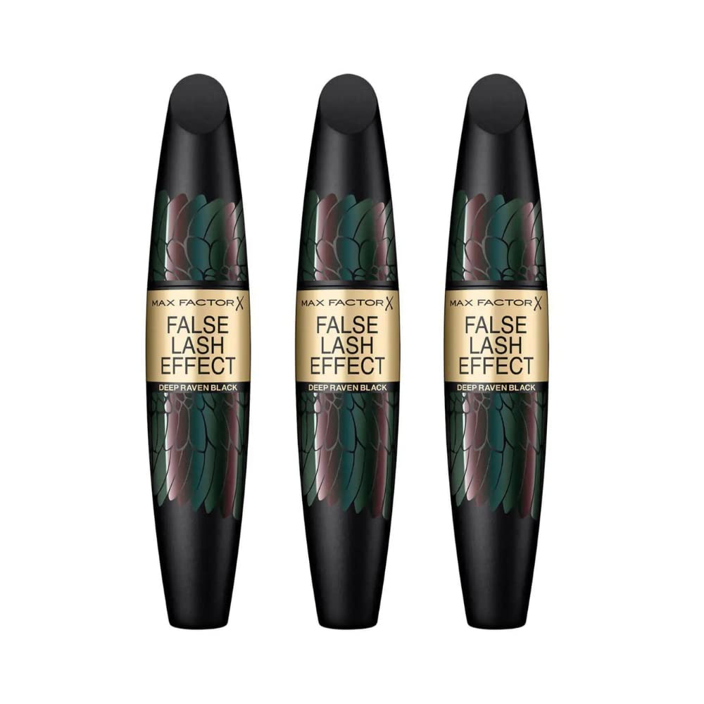 3 x Max Factor False Lash Effect Mascara - Deep Raven Black