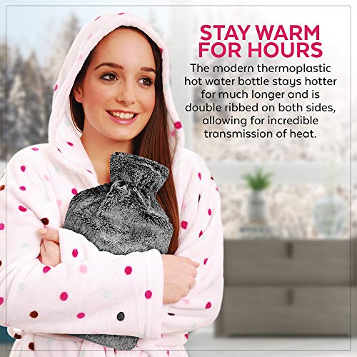 Bramble Warmwaterkruik - Zachte Pluis Warmwaterfles | Comfortabel, Veilig, Warmte-Retentie - Geschikt voor Baby… - Image 6