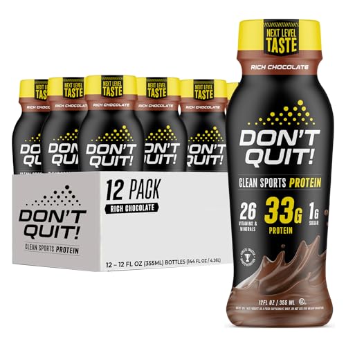 DON'T QUIT Clean Sports PROTEIN Shake (Chocolate)