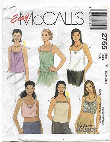 Patron de couture hauts McCall's 27652000 patron débardeur femme taille 36 38